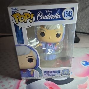 Funko Pop! Disney Cinderella Fairy Godmother in Blue and Purple